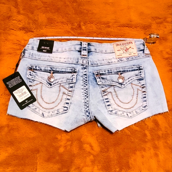 NEW w Tag Women's Premium Designer Denim Shorts - Picture 4 of 4